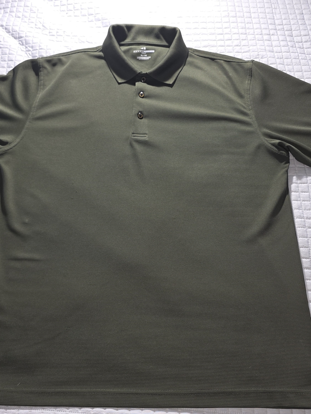 GRAND SLAM Men's Polo Shirt Polyester Olive XL